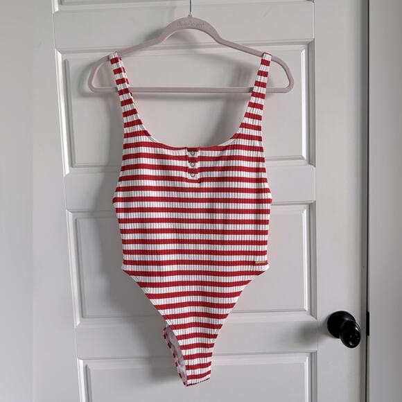 ROXY Quiksilver Hello July Stripe one-piece swimsuit bodysuit-Retro - Picture 8 of 11